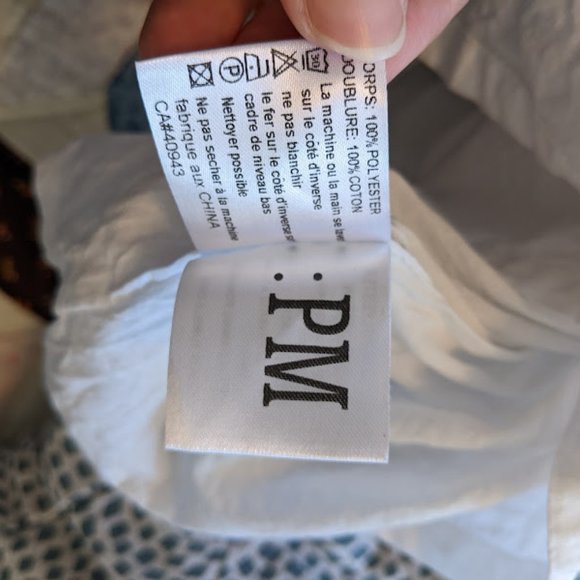 People's Market White Dress with Large Owl Size S - Picture 11 of 11